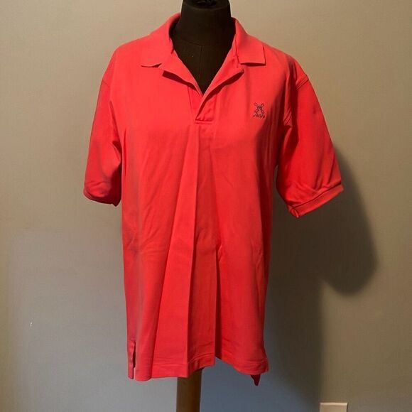 Outer Banks Men's Cotton Two Button Placket Short Sleeve Polo - Picture 1 of 8